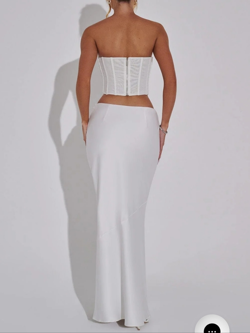 Babyboo Bernadette Maxi Skirt - Ivory - Picture 6 of 7